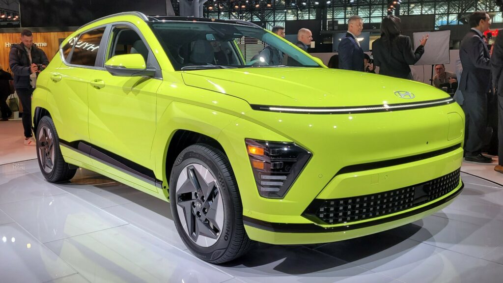 2024 Hyundai Kona Electric Brings Its Futuristic Face To America With