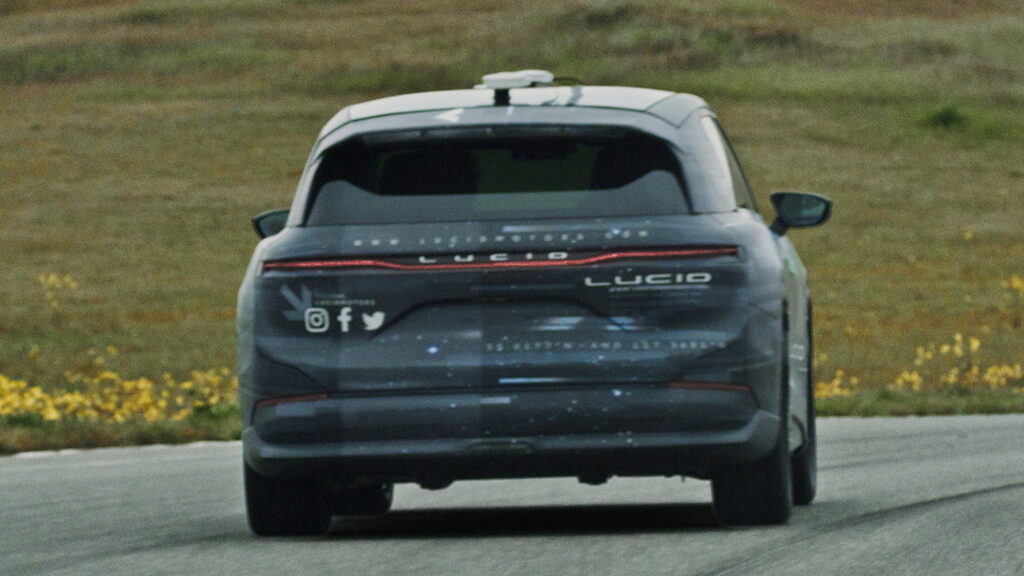  2024 Lucid Gravity SUV Is Now Testing On Public American Roads
