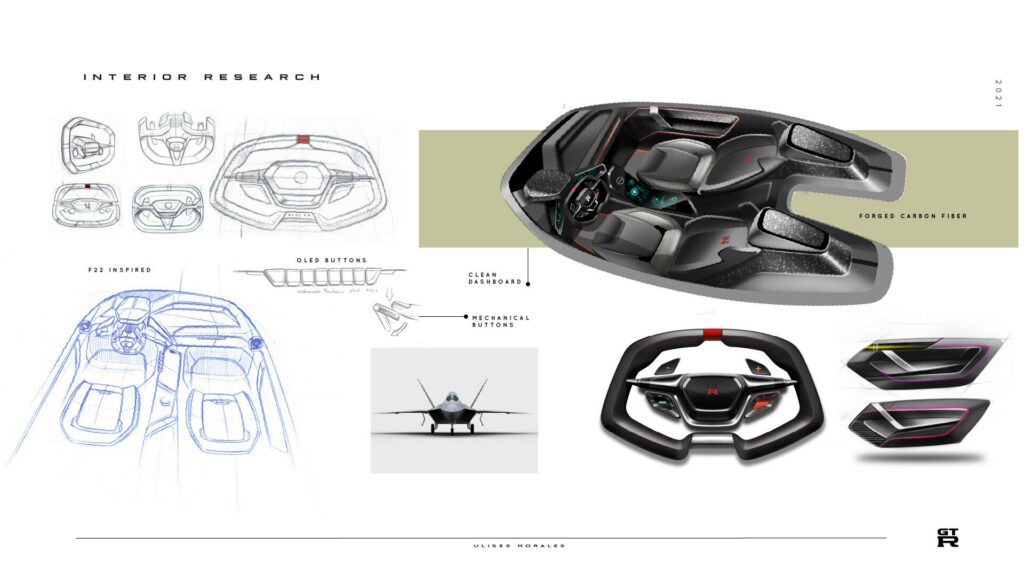 Designer Envisions Futuristic Nissan GT-R R36 Inspired By Jet