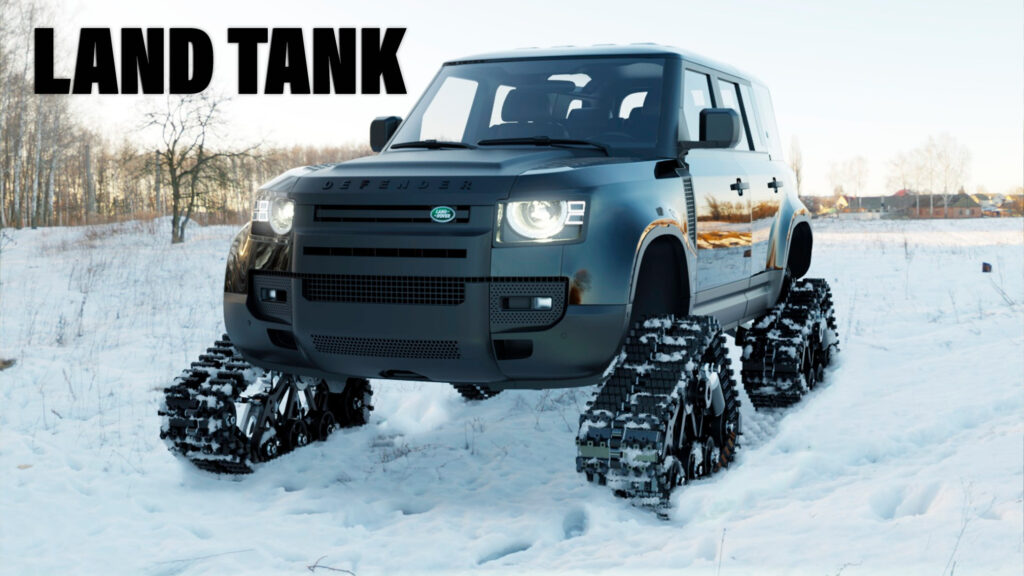  When Four Wheels Aren’t Enough: Tank Tracks Kit For Your Land Rover Defender