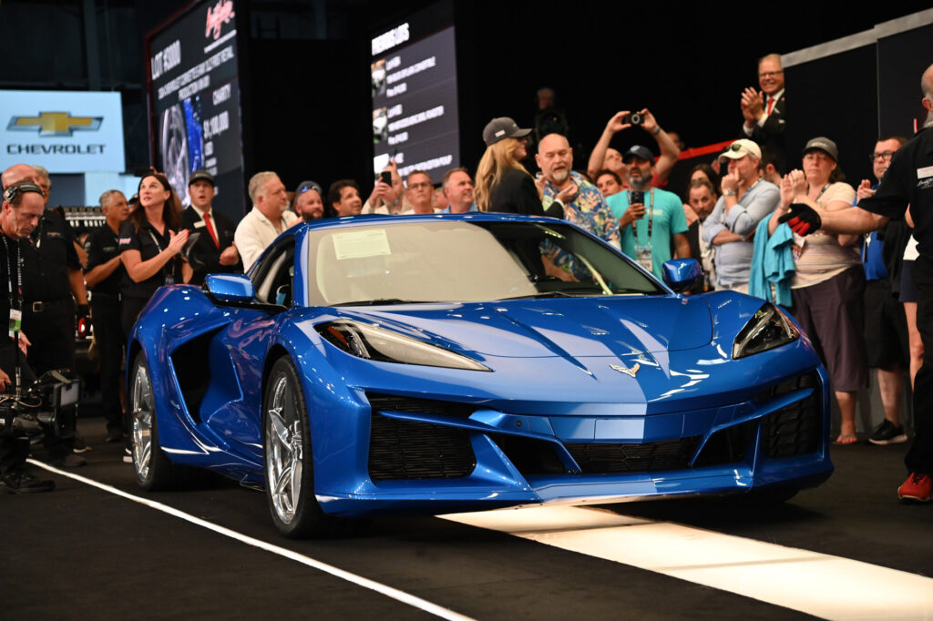  $115k Corvette E-Ray Fetches $1.1 Million At Charity Auction Sale