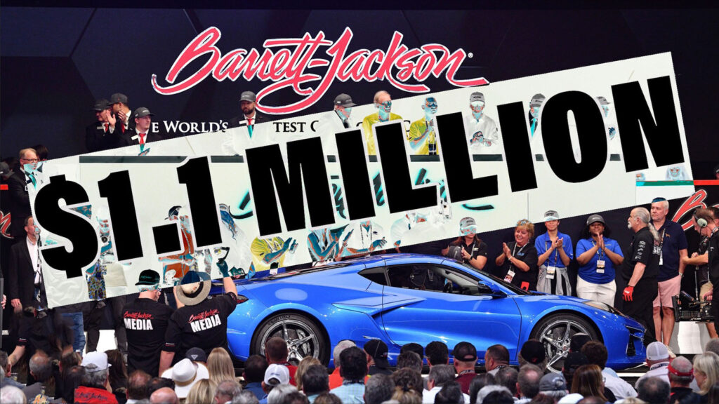  $115k Corvette E-Ray Fetches $1.1 Million At Charity Auction Sale