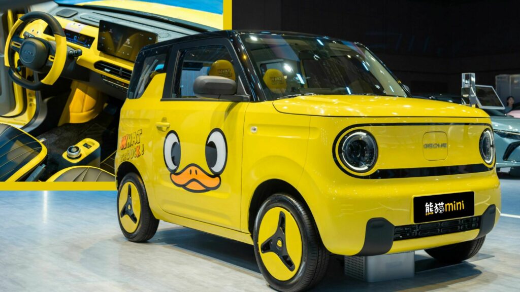  Geely Takes A Quack At EVs With Duck-Themed Panda Mini Limited Edition