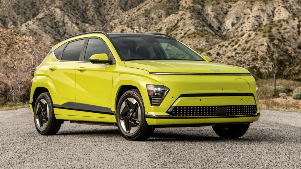  2024 Hyundai Kona Electric Brings Its Futuristic Face To America With Two Powertrain Options