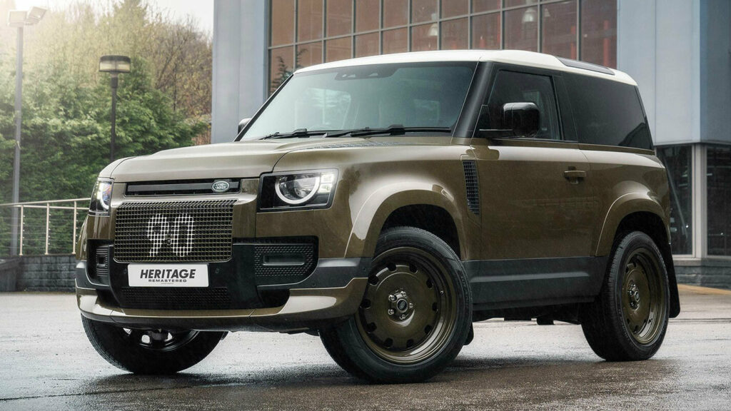  Kahn’s Remastered Land Rover Defender Pays A Brownish Tribute To The Original