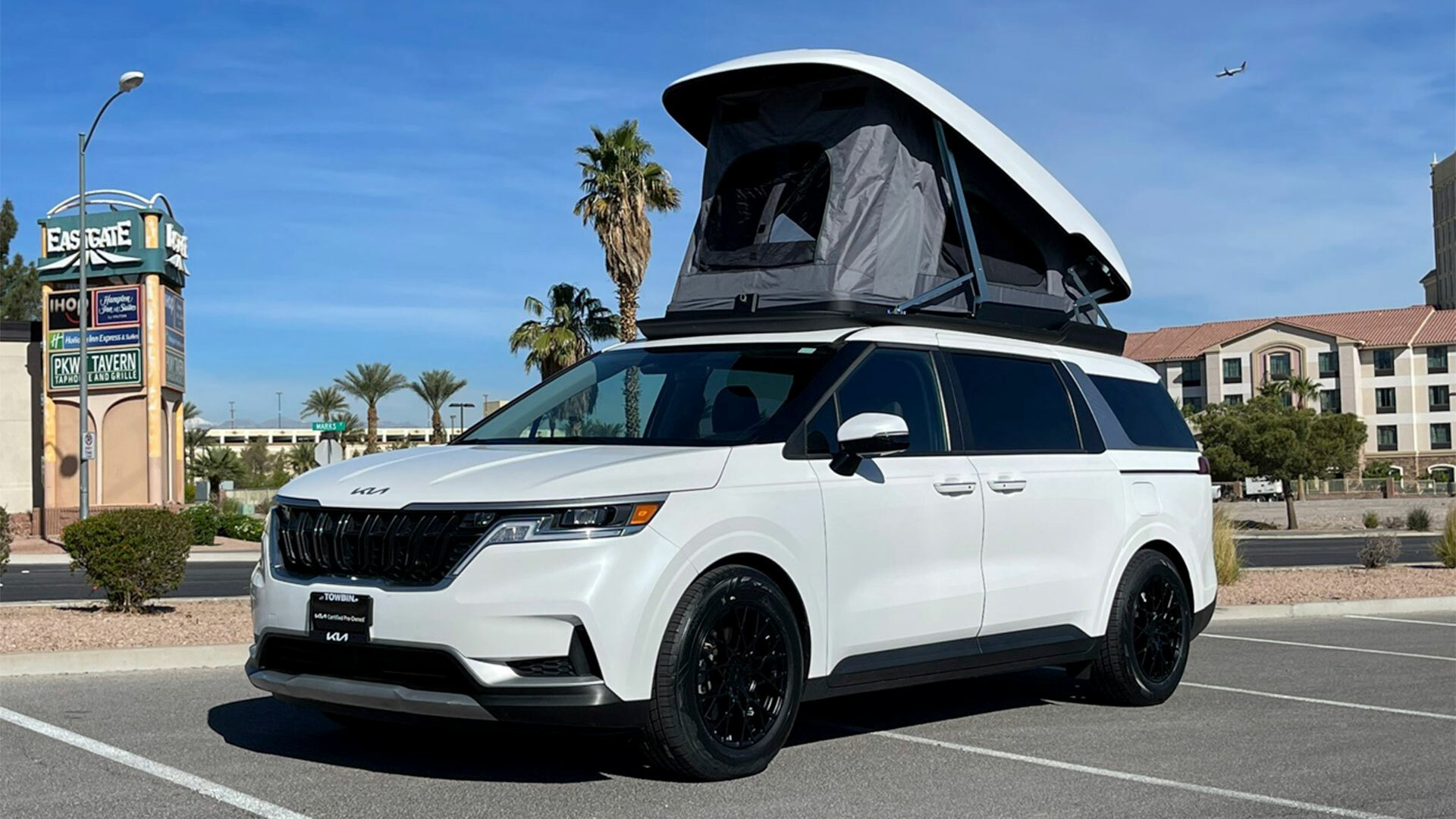 Turn Your Kia Carnival Into A Luxury Camper With UniCamp's $16,000 Pop Top  Bed