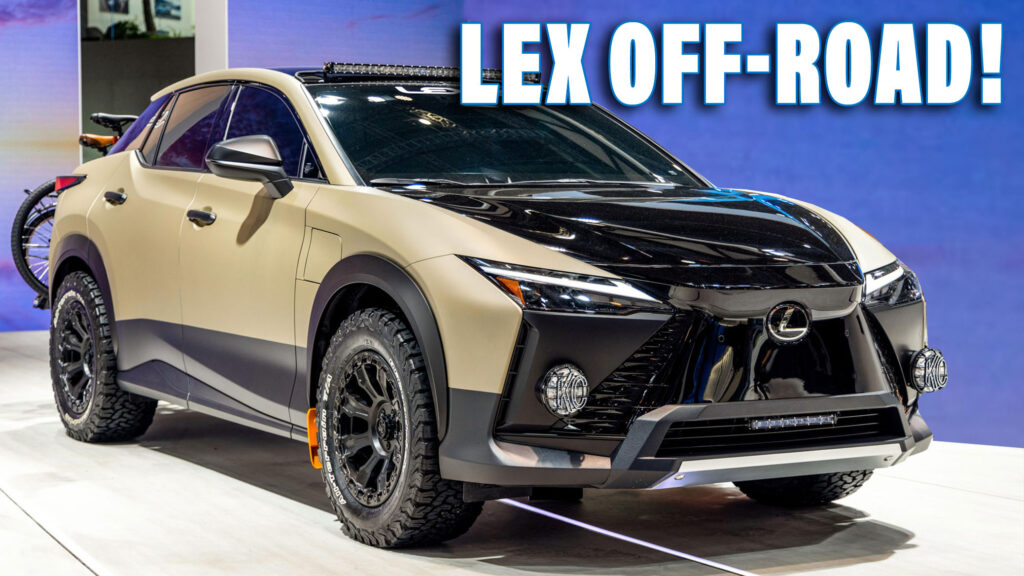 The Lexus RZ Outdoor Concept Is A Dad-Dancing Overland Wannabe