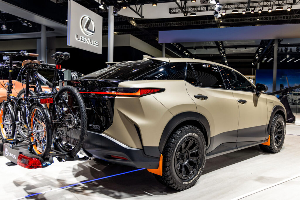  The Lexus RZ Outdoor Concept Is A Dad-Dancing Overland Wannabe