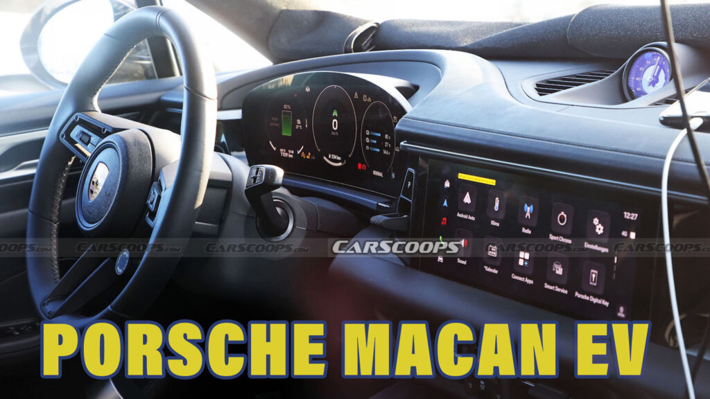  2025 Porsche Macan EV’s Digital Gauge Pack Shows Disappointing Electric Range