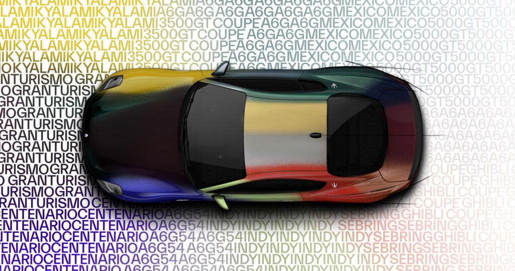  Maserati Teases Colorful And Shiny GranTurismo One-Offs For Milan Design Week