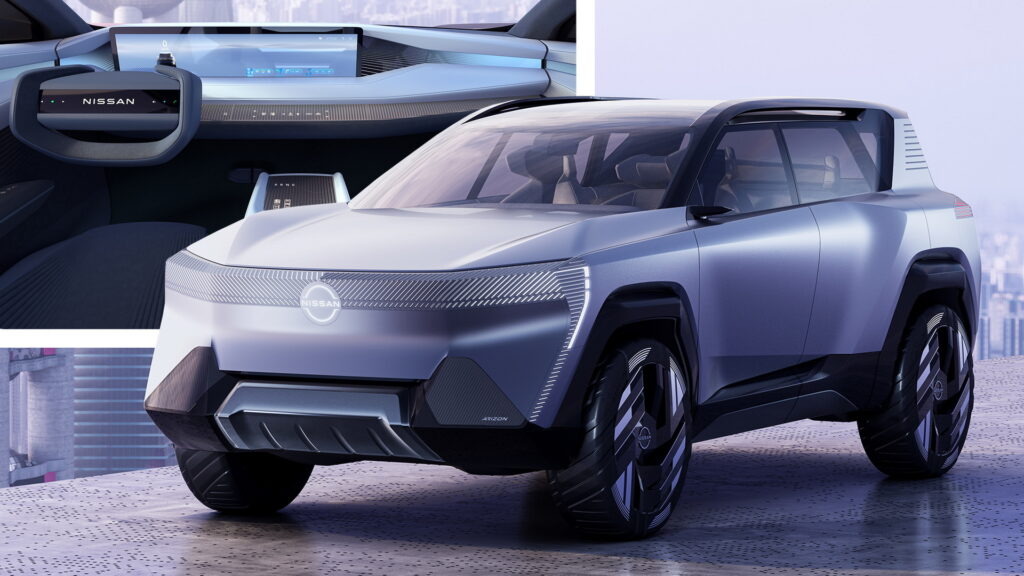  Nissan Arizon EV Concept Is A Futuristic SUV Designed For China
