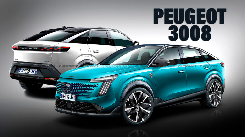 Third-Gen Peugeot 3008 Rendered After New Spy Photos With 408 Design Cues