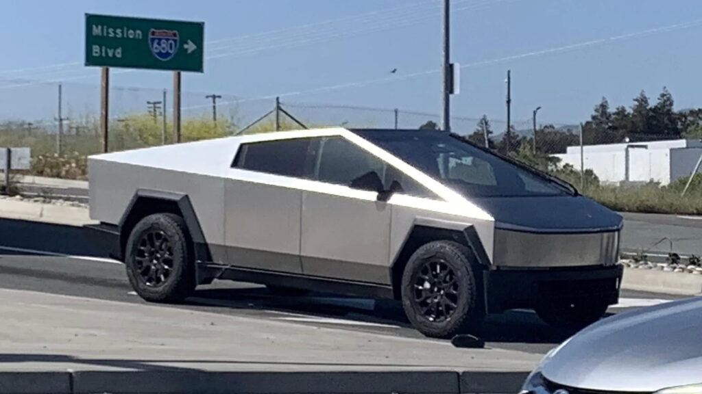  Tesla Cybertruck Caught On Public Roads Looking Kinda Stubby Faced
