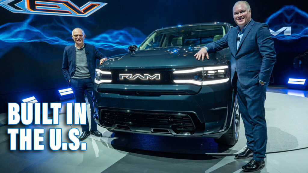 Stellantis Says The Ram 1500 REV Will Be Made In The USA