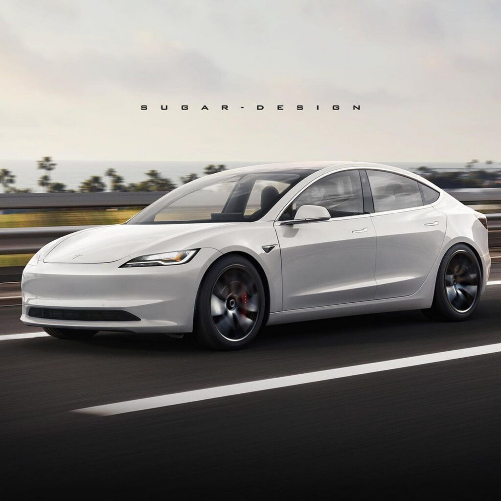 Tesla model 3 facelift redesign 2024 You can send a message for