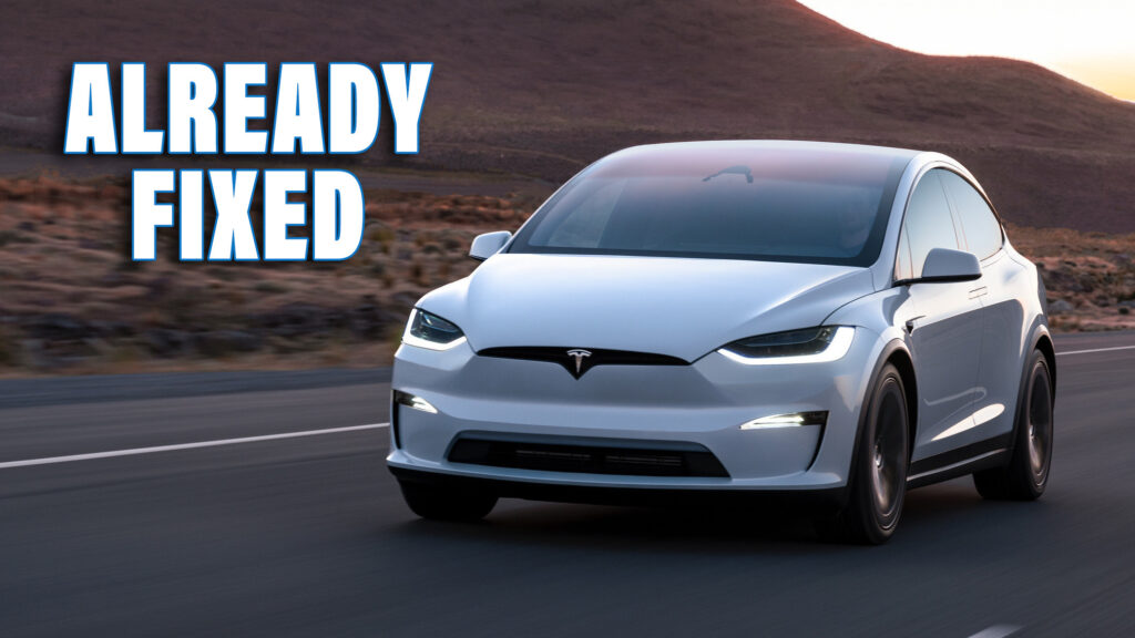  Tesla Model X Recalled For Faulty Brake Fluid Readings But Tesla Says It’s Already Fixed