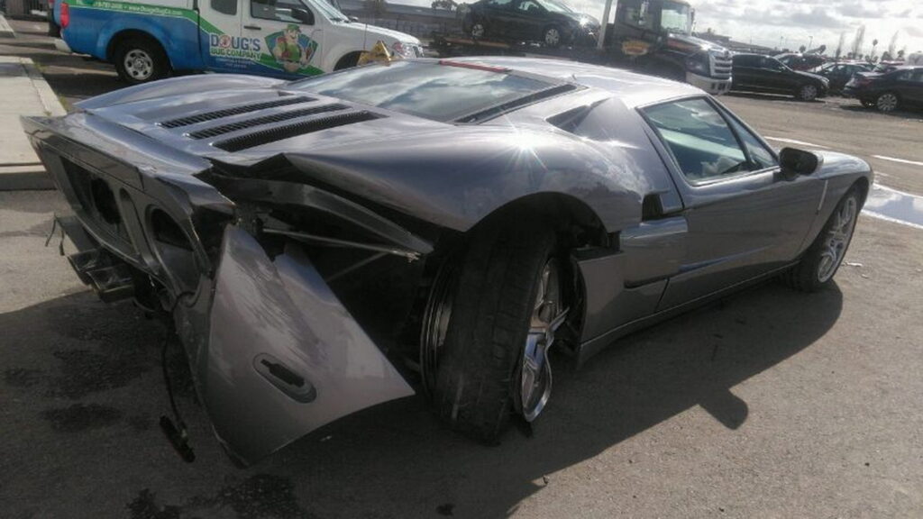 Wrecked 2006 Ford GT For Sale: A Project For Brave Buyers Or Lost Cause?