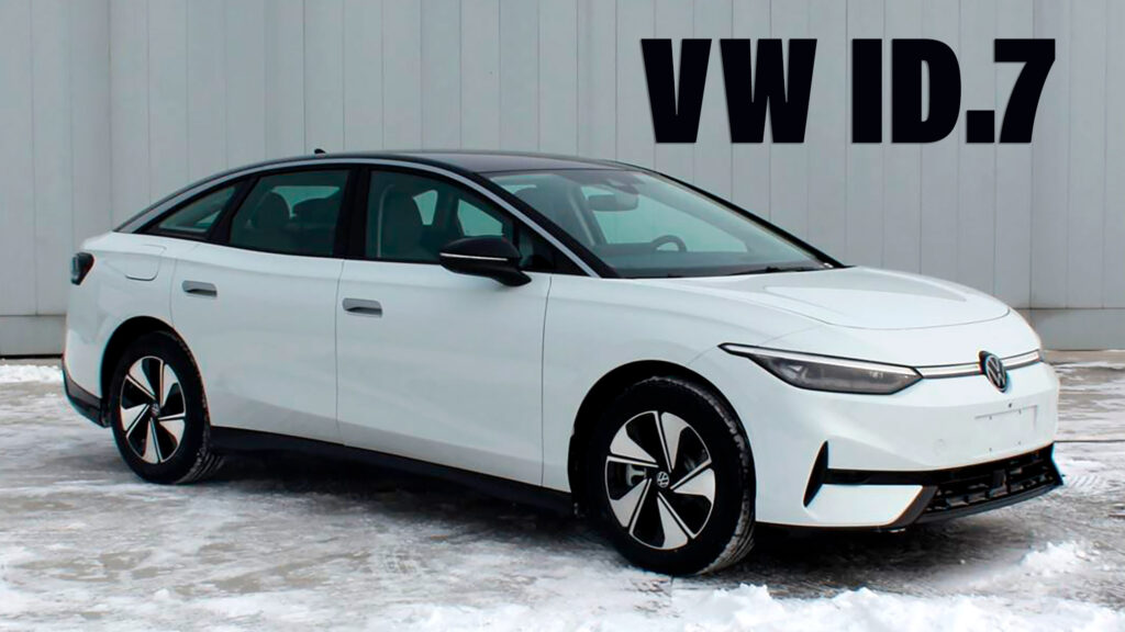 2024 Volkswagen ID.7 Makes Early Debut In China As An Electric Passat