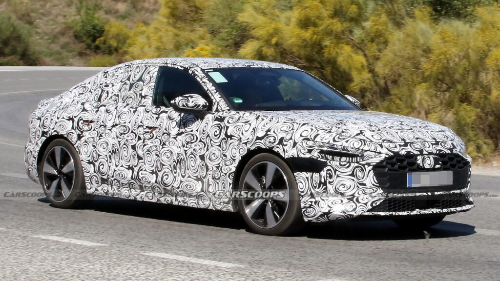  2024 Audi A5 Sportback Drops Camo, Dons New Wheels In Latest Spy Shots