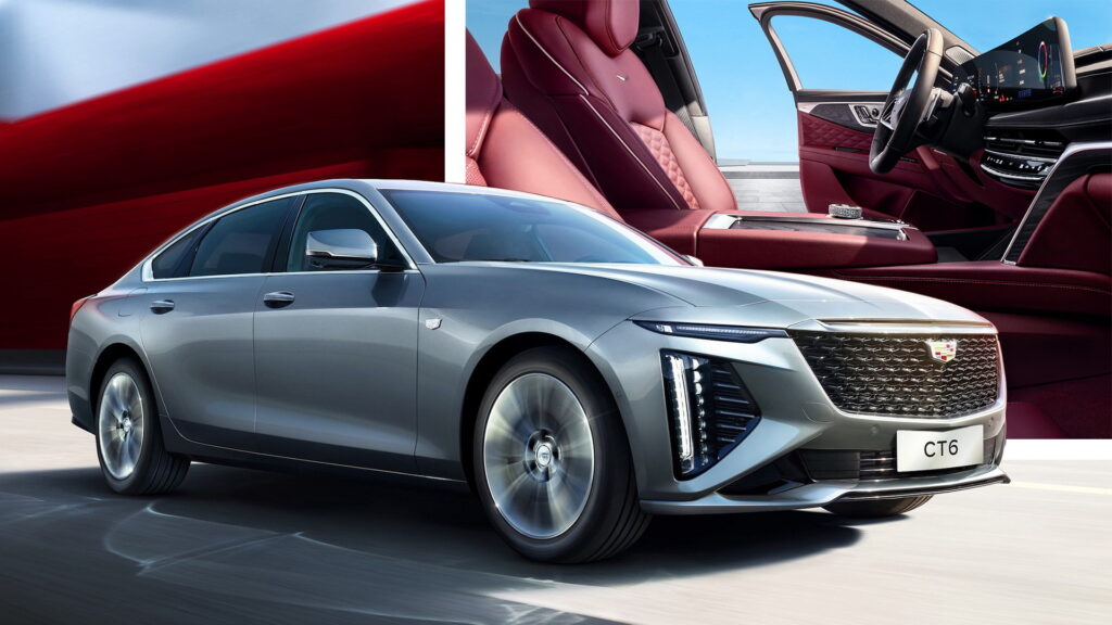  2024 Cadillac CT6 Debuts In China With Escala Inspired Styling And A 33-Inch Curved Display