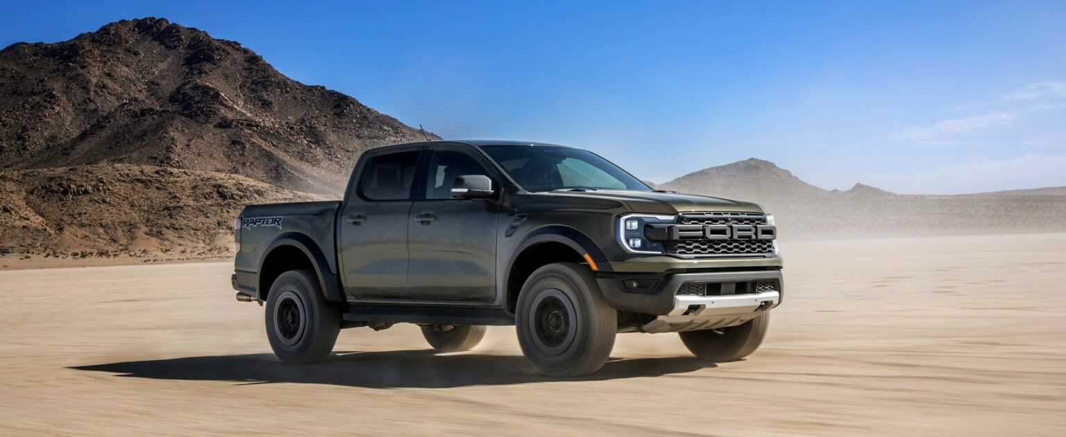 2024 Ford Ranger Raptor Meets F150 Raptor, Shows The Family