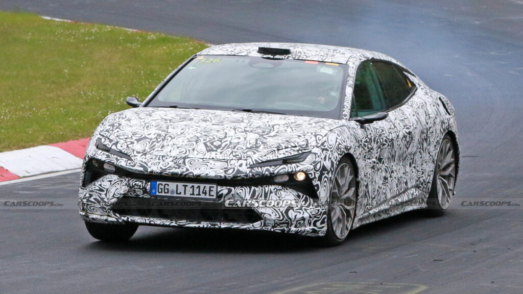  Lotus Type 133 Envya Spied Being Pushed To Its Limits At The Nurburgring