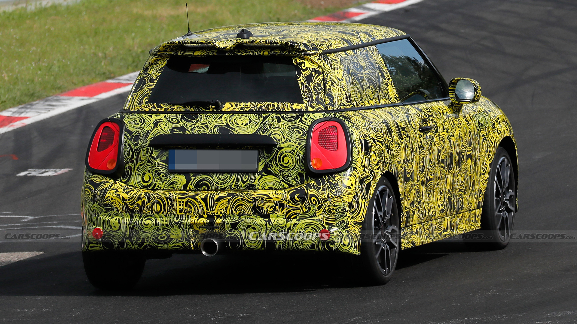 2024 Mini Cooper S Gets A Nurburgring Shakedown Showing Off Single Center  Exhaust