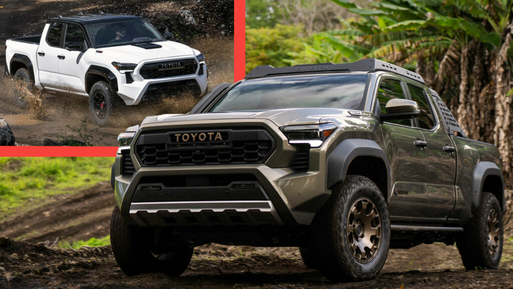  2024 Toyota Tacoma Trailhunter And TRD Pro Debut With 33-Inch Tires And 326 Hybrid Ponies