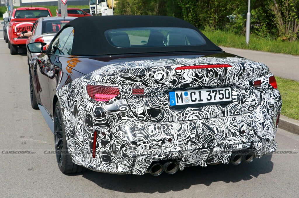 2025 BMW M4 Convertible Spied With CSL-Like Features | Carscoops