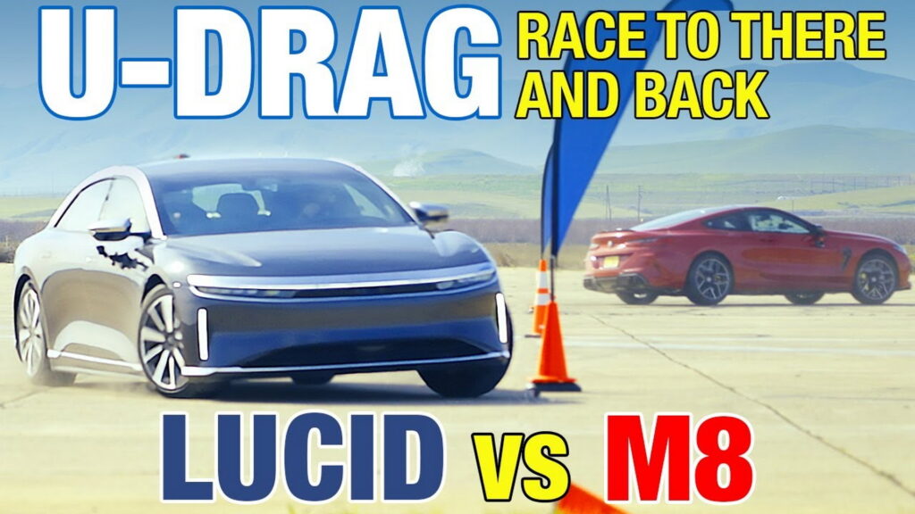  Lucid Air GT Takes On BMW M8 Competition In U-Drag Race With Surprising Results
