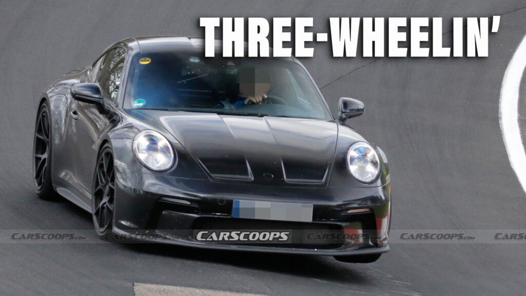  New Porsche 911 ST Prototype Plays Trike In Hot Nurburgring Test 