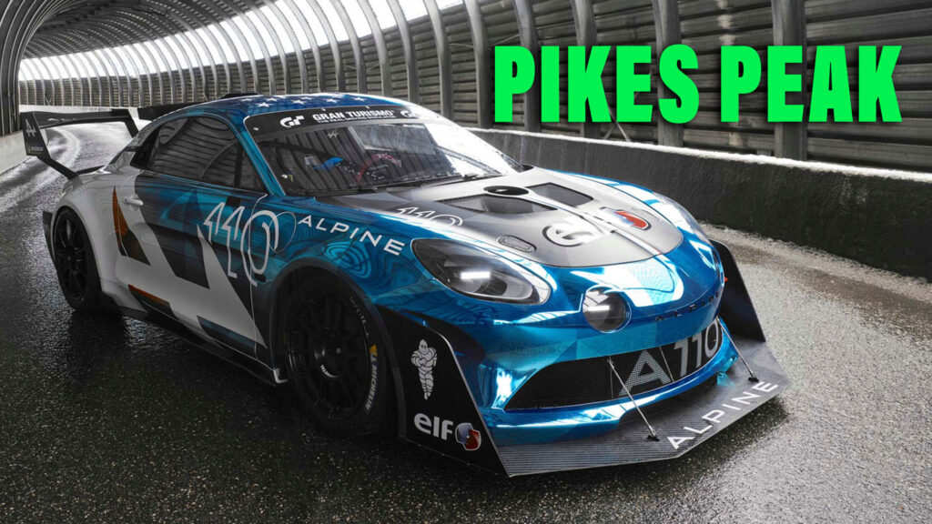  Alpine A110 Pikes Peak Prepares For Race To The Clouds With Test In the Clouds