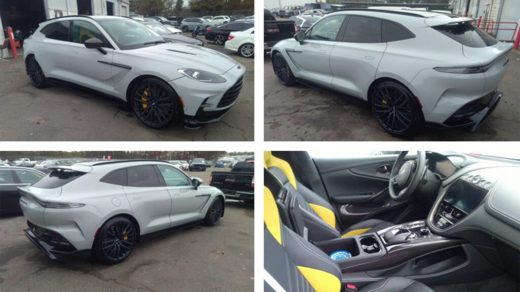  High And Dry: Flooded Aston Martin DBX 707 Seeks Rescue With 196 Miles On The Clock