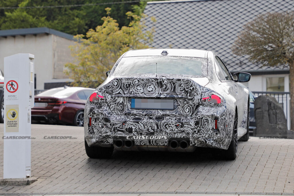 2025 BMW M2 CS Spied Out On The Roads Wearing CSL Wheels | Carscoops