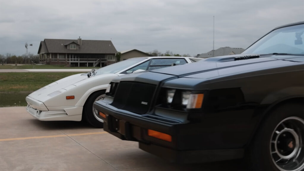     Podívejte se, jak Buick's Grand National vyhraje Lamborghini Countach v závodě dragsterů