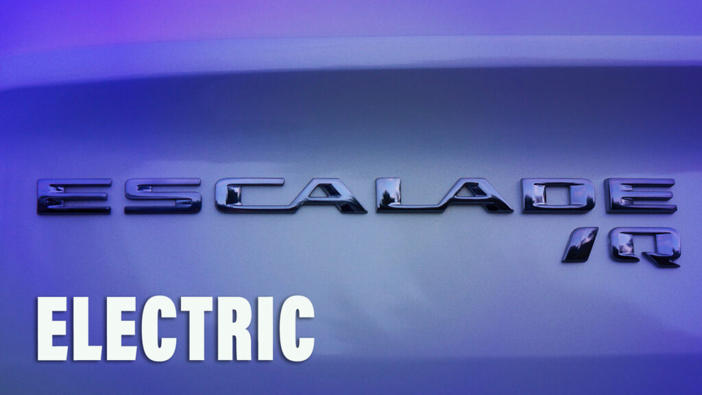  Cadillac Escalade IQ Is An Electric ‘Slade Coming This Year