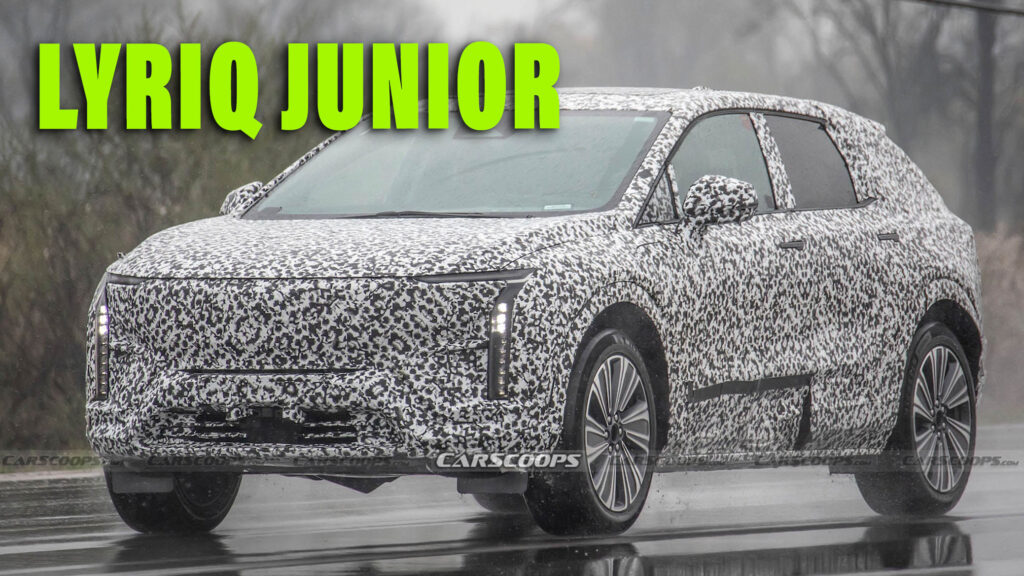  Cadillac XT4-Sized Prototype Is A Baby Lyriq EV