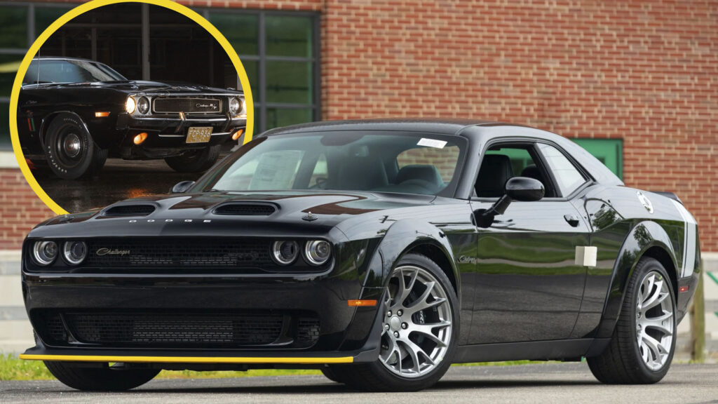  The Very First 2023 Dodge Challenger Black Ghost Is Headed For Auction, And So Is Its Inspiration