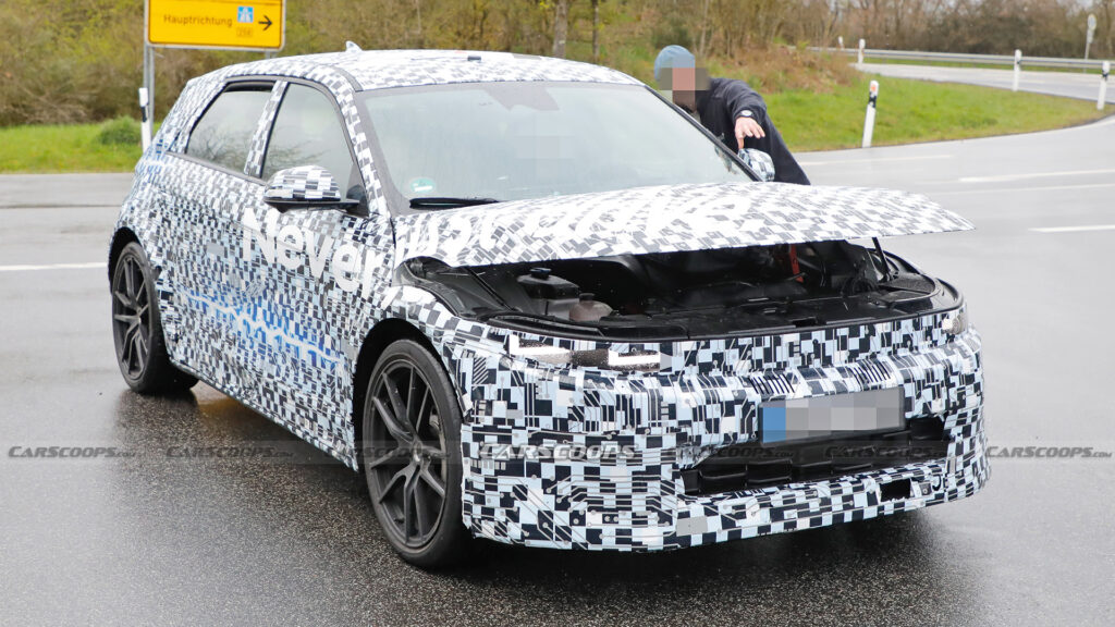  Hyundai’s Hot New Ioniq 5 N Spotted With A Flat Battery Ahead Of Goodwood Debut