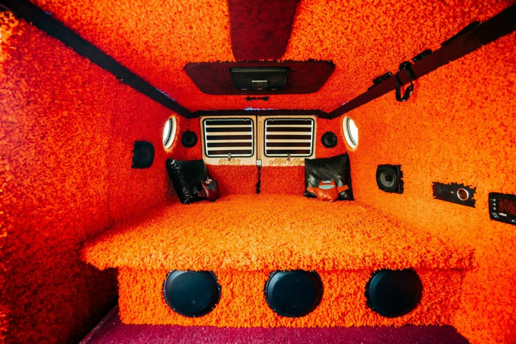  Dodge B100 Tradesman Reborn As A Groovy V8 Party Wagon By Legacy Classic Trucks