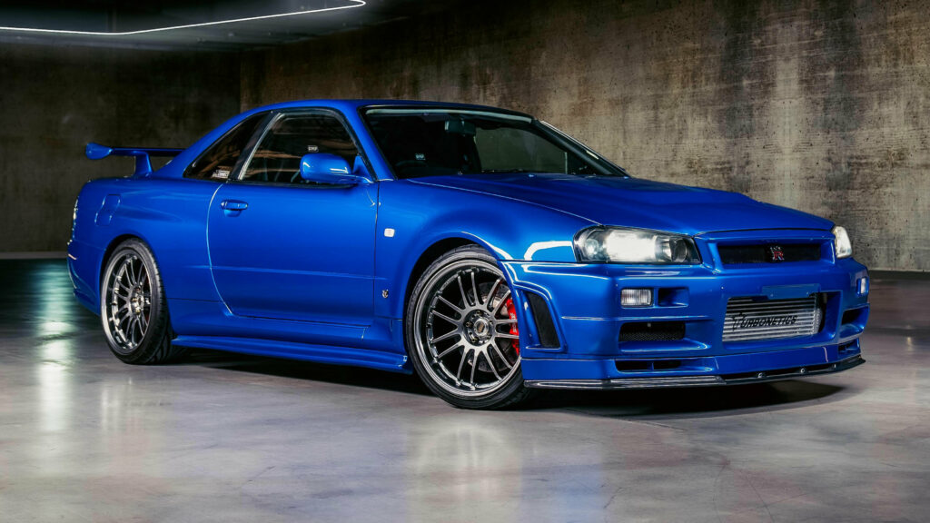  The Fast & Furious Nissan R34 GT-R Driven By Paul Walker Sells For Record $1.4M