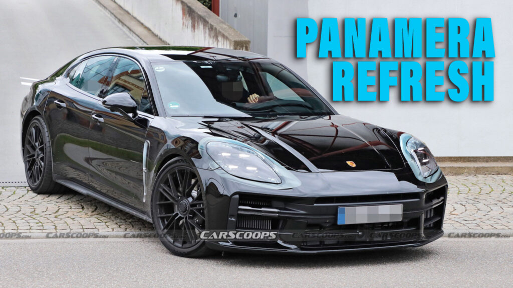  Revised Porsche Panamera Peels Away Disguise But Keeps Major Tech Updates Hidden
