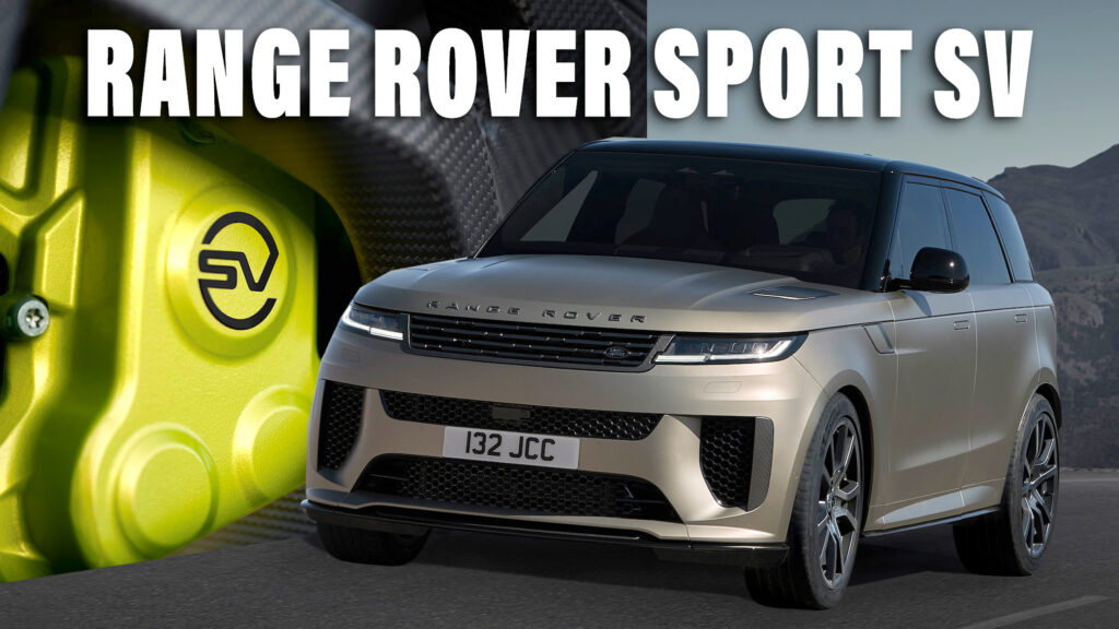  2024 Range Rover Sport SV Is A 180 MPH Super SUV With A 626HP BMW V8 And Music-Jiggling Seats