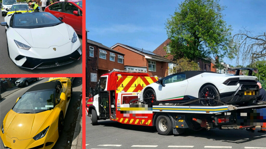  Police Seize Two Lamborghini Supercars For Anti-Social Driving In The UK