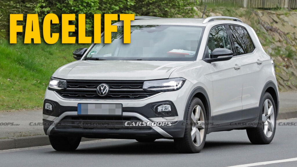  Facelifted VW T-Cross Swaps Heavy Disguise For Sticky-Tape Subterfuge