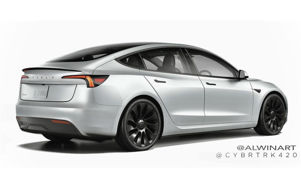  Will The Refreshed Tesla Model 3 Look Anything Like This?