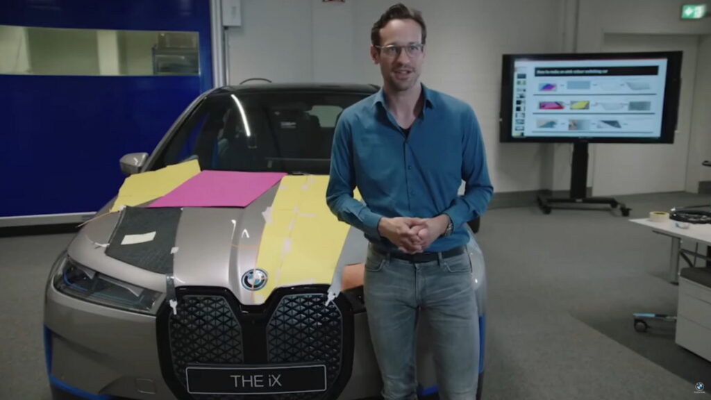  BMW Reveals How They Covered An iX In E Ink