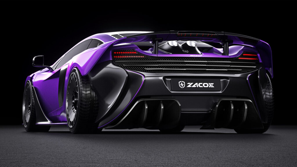 Zacoe&rsquo;s Wild Widebody Kit For The McLaren 650S Is Inspired By Race Cars