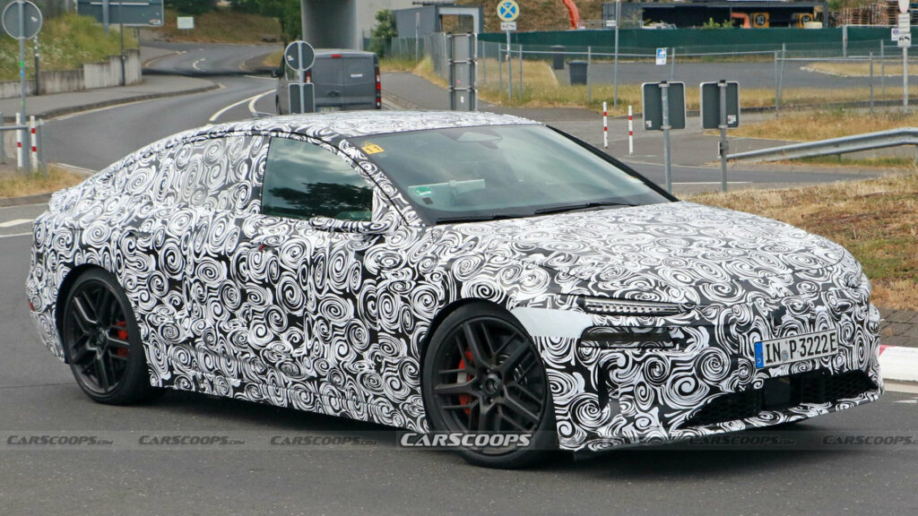  Audi RS6 E-Tron Flaunts Digital Side Mirrors In Latest Spy Photos