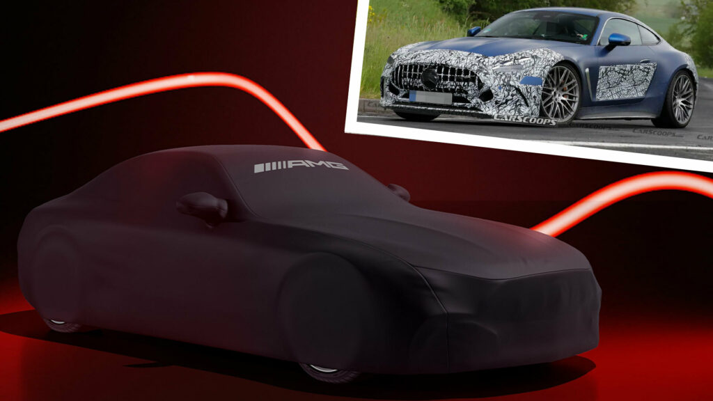  2024 Mercedes-AMG GT Teased, Fans Can Pay To Get A Sneak Peek Next Month